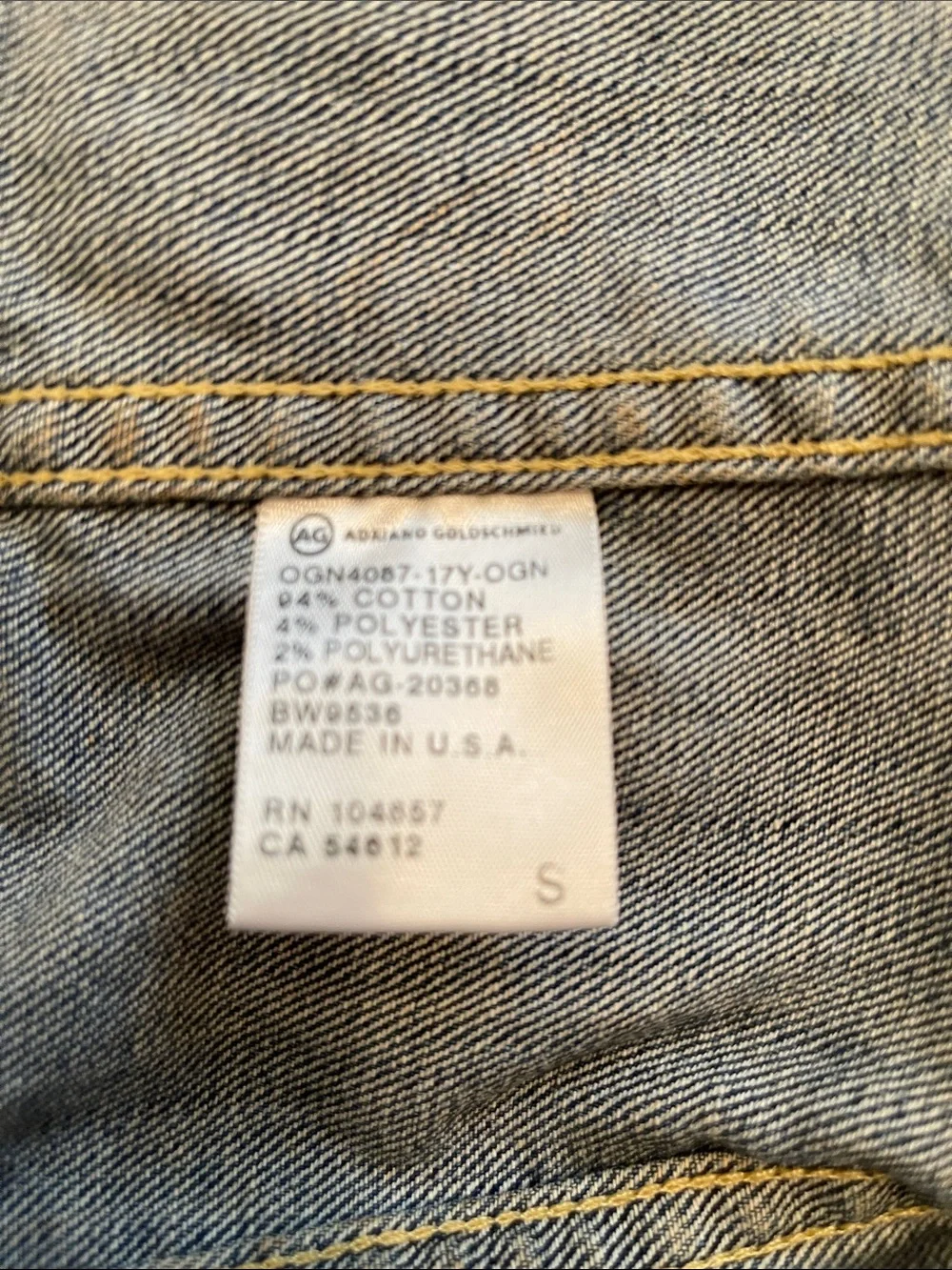 AG denim jacket